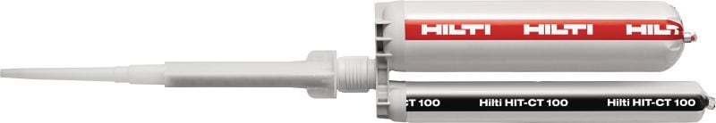 HIT-CT 100 Injekteringsmassa Miljöanpassad snabbhärdande injekteringsmassa för infästning i sprucken betong.