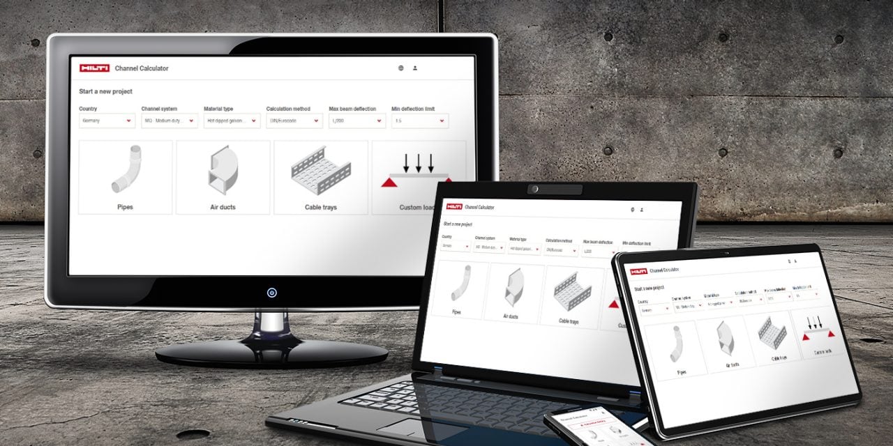 Hilti online skärmar