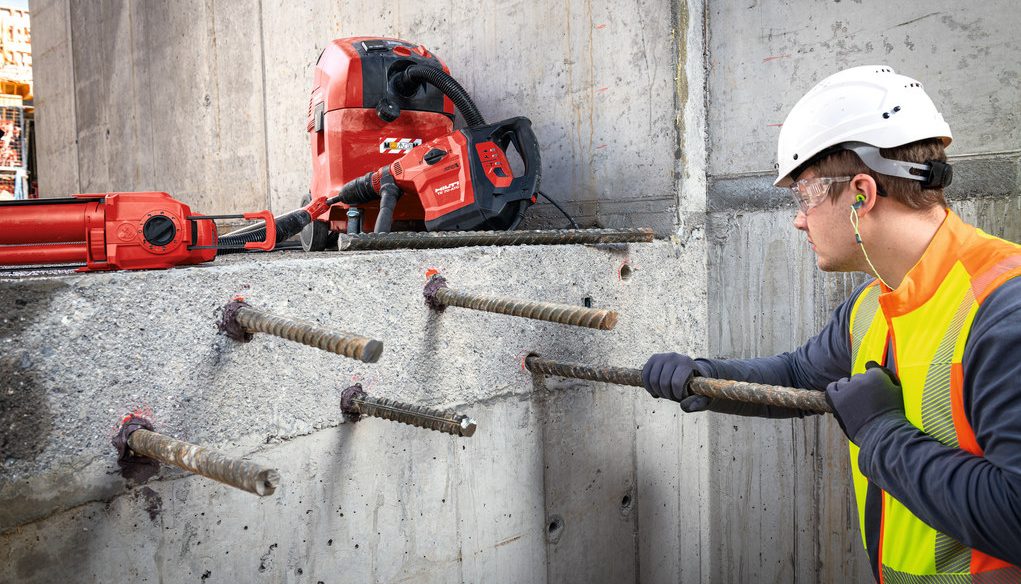Hilti’s post-installed rebar solutions cover everything from design to testing