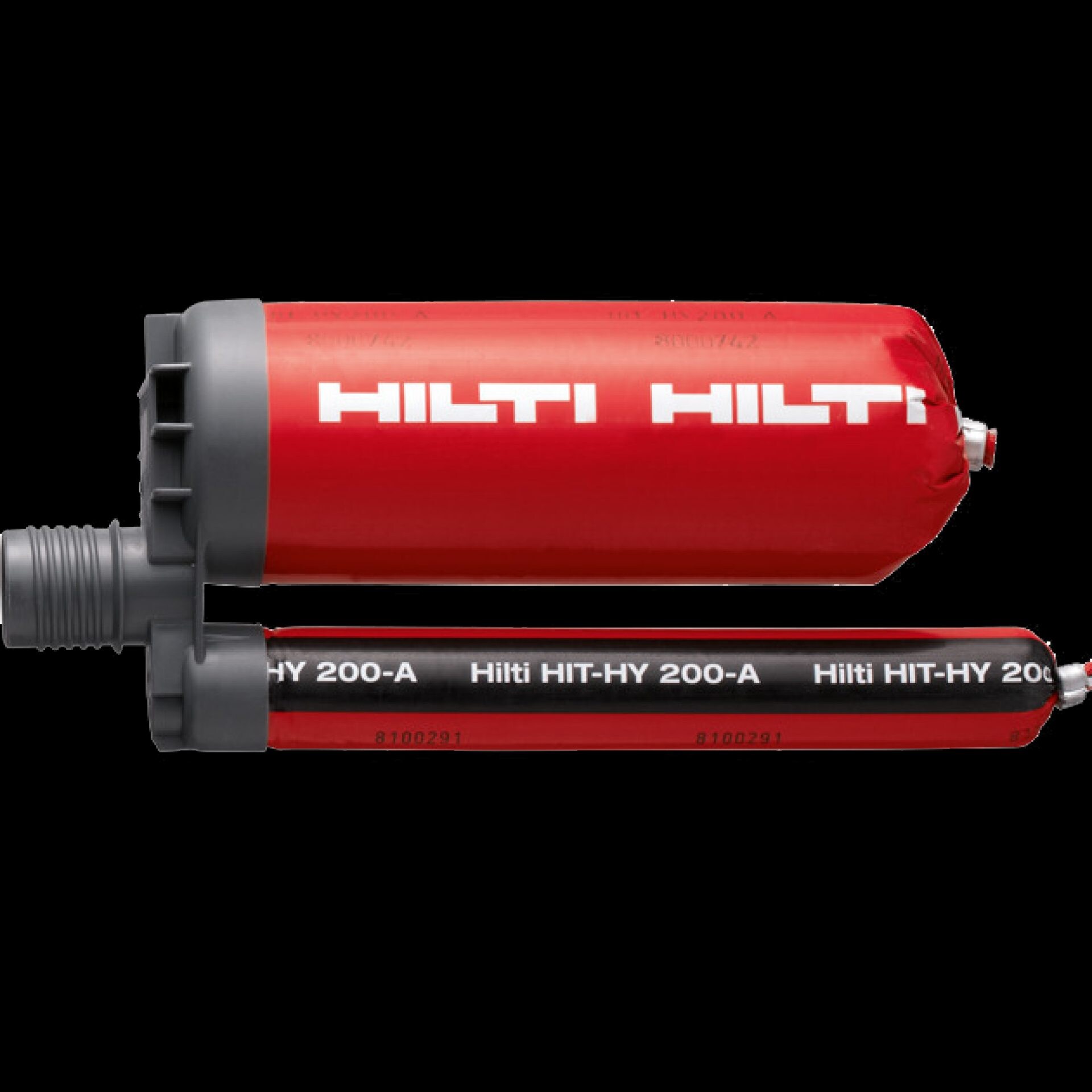 HIT-HY 200-A hybridmassa med hög prestanda för tunga infästningar och armering, ingår i Hilti SafeSet-systemet