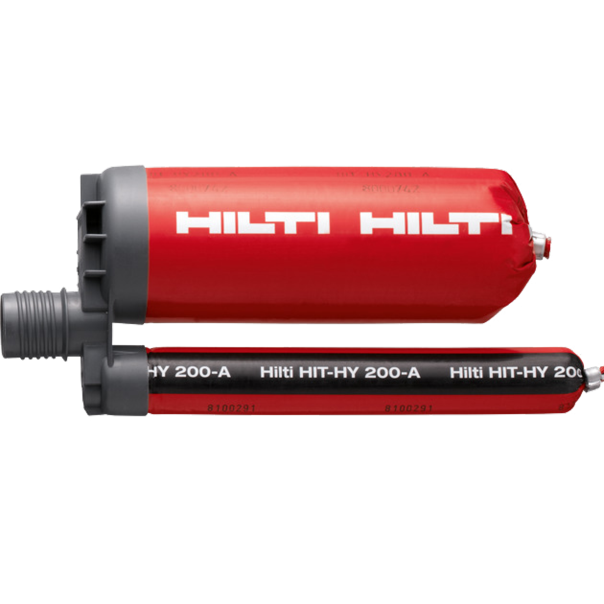 HIT-HY 200-A hybridmassa med hög prestanda för tunga infästningar och armering, ingår i Hilti SafeSet-systemet