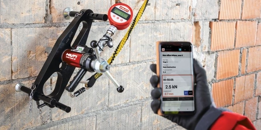  Hilti TESTER PÅ PLATS