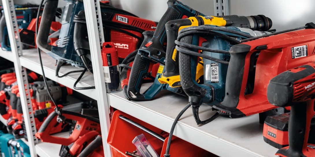 Hilti ON!Track 工具棚