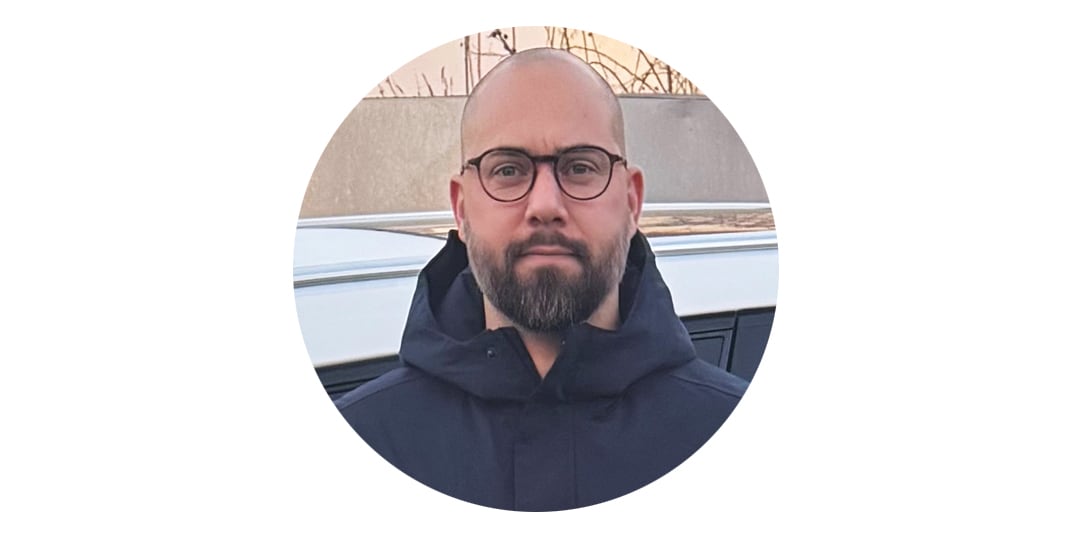 Porträtt på kund