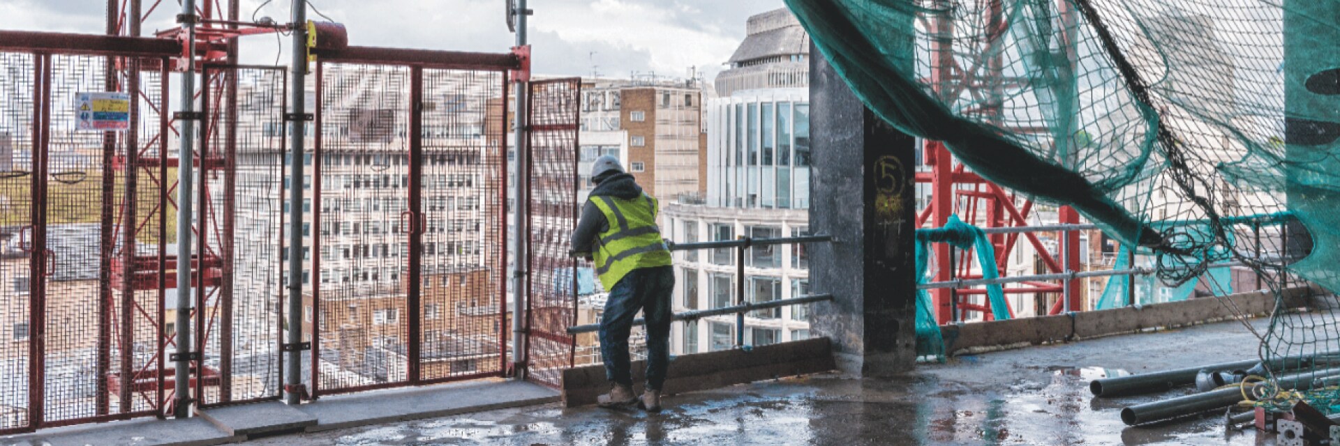 Construction site productivity