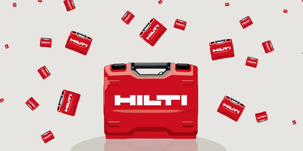 Illustration av hilti verktygslådor