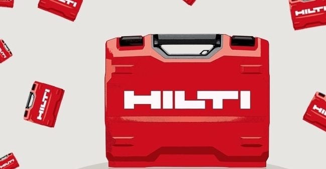 Illustration av hilti verktygslådor