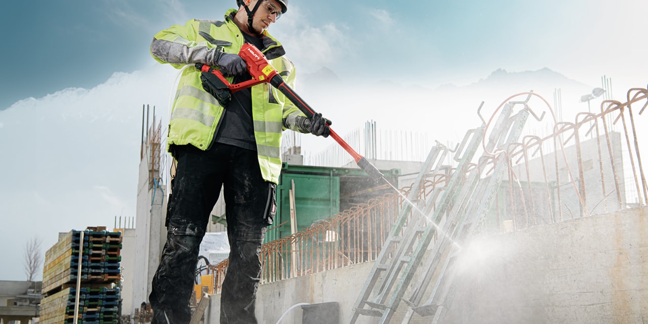 Rengöring med hilti trycktvätt