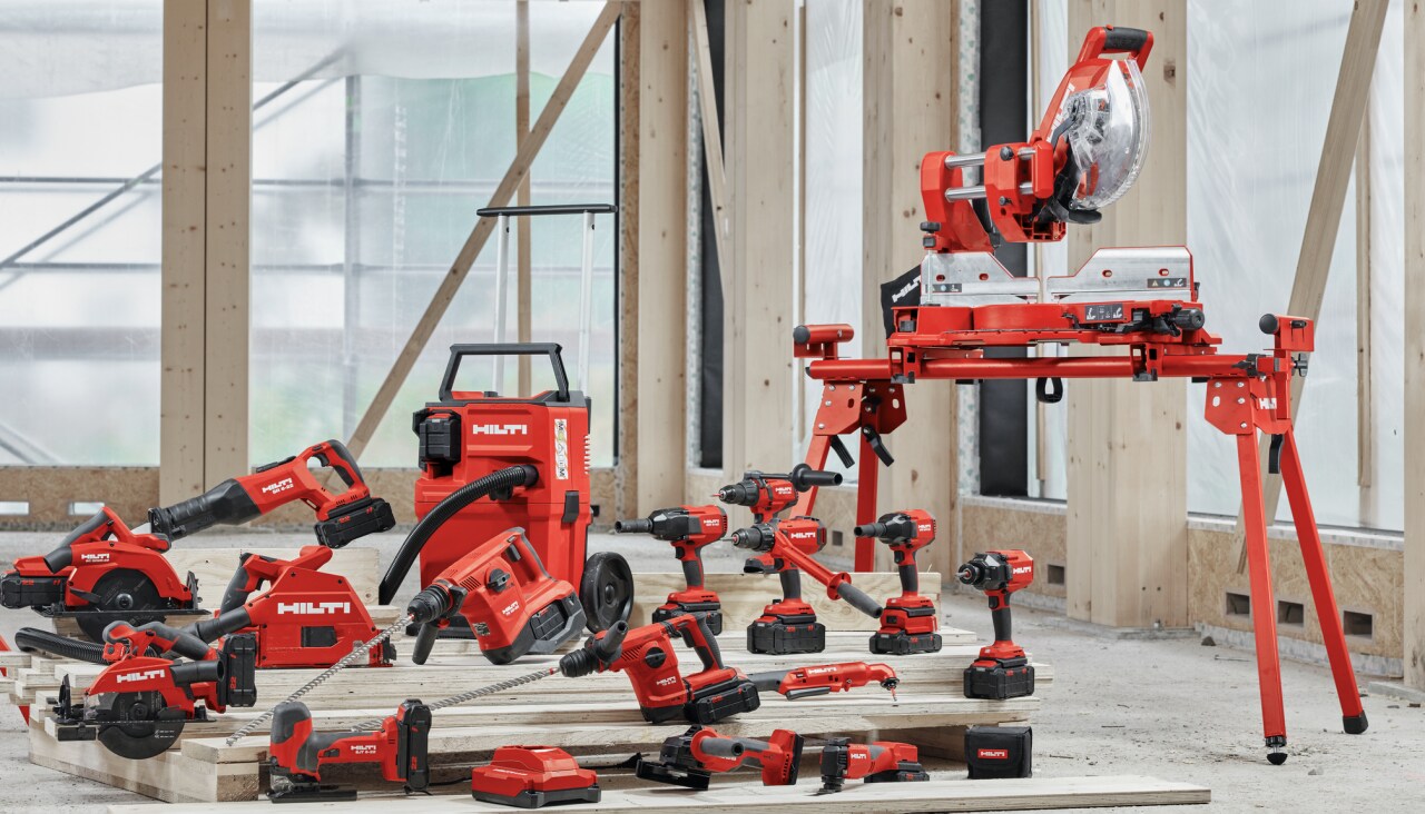 Hilti elverktyg gruppbild
