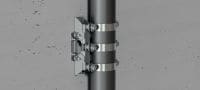 MFP-CHD Kompakt tung fixpunkt Förzinkad kompakt fixpunkt för extra tunga montage upp till 44 kN Användningsområden 1