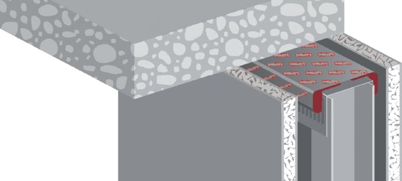 CFS-TTS E brandskyddstätning Snabb och enkel brandskyddslösning för innerväggsskenor Användningsområden 1