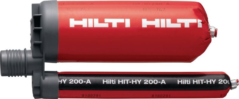 HIT-HY 200-A Injekteringsmassa Ultimat hybrid Injekteringsmassa med godkännanden för armeringar och tunga infästningar