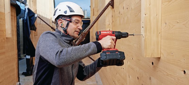 S-WCF-Z helgängad träskruv med försänkt huvud Träskruv med försänkt huvud och helgänga för mer lastbärande träkonstruktioner och snygg finish Användningsområden 1