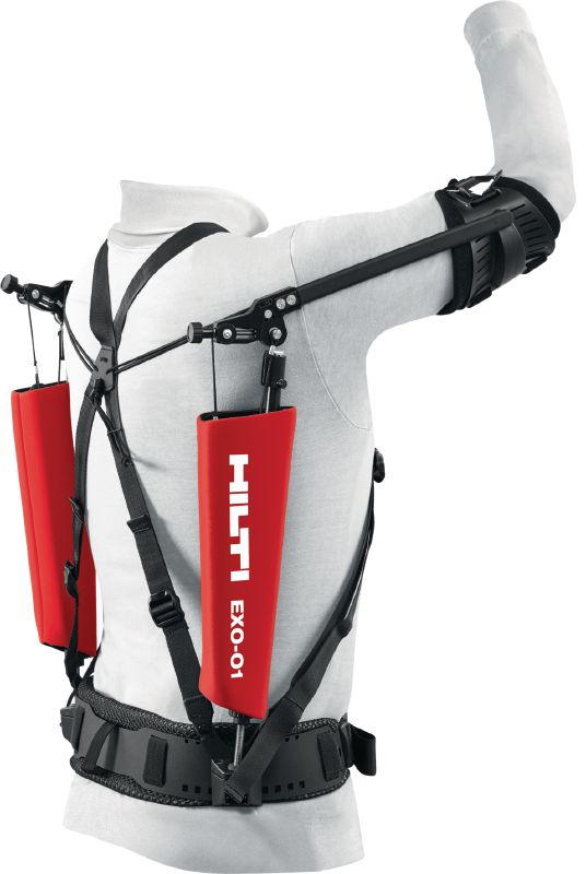 EXO-O1 Exoskelett, ovanför huvudet Passivt exoskelett för att avlasta axlarna och armarna vid montage ovanför huvudet