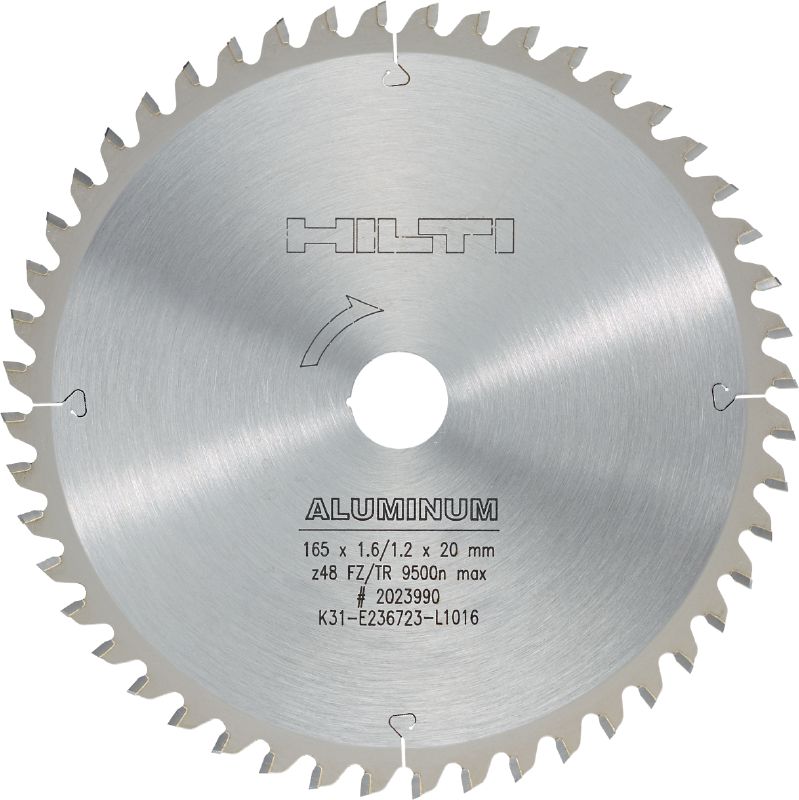 Cirkelsågklinga Aluminium Premium cirkelsågklinga för rak kapning i metaller som inte innehåller järn