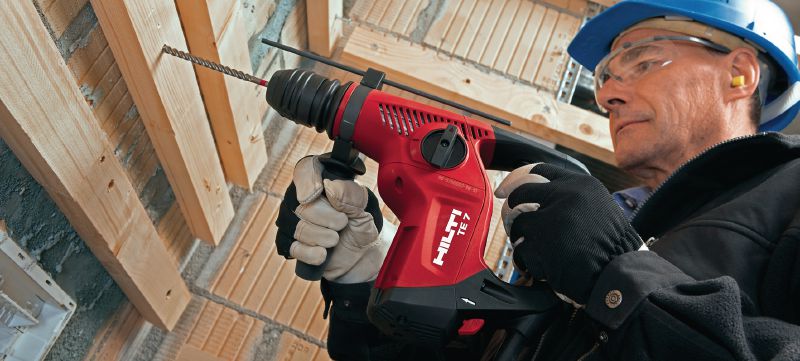 TE 7 Elektrisk borrhammare Lätt slagborrmaskin med SDS Plus och D-grepp Användningsområden 1