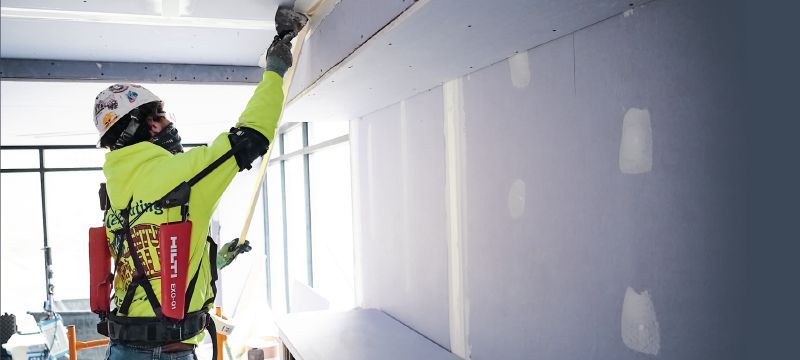 EXO-O1 Exoskelett, ovanför huvudet Passivt exoskelett för att avlasta axlarna och armarna vid montage ovanför huvudet Användningsområden 1