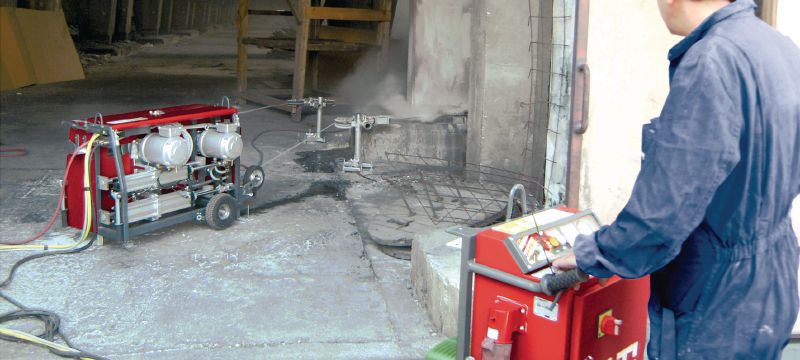 Diamantvajer CM+ – sintrad (SI) Premium diamantvajer med lägre effekt för balanserad kraft i armerad betong (vajersåg 10 kW) Användningsområden 1