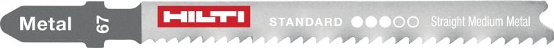 Sticksågblad för metall Sticksågblad för kapning av 2.5–6 mm tjock (1/8–1/4) metallplåt och profiler