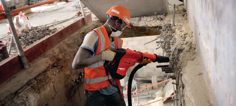 TE DRS-Y Dammsugarenhet Dammsugarenhet för betongborrning och bilning och Hilti SDS Max (TE-Y) borrhammare Användningsområden 1