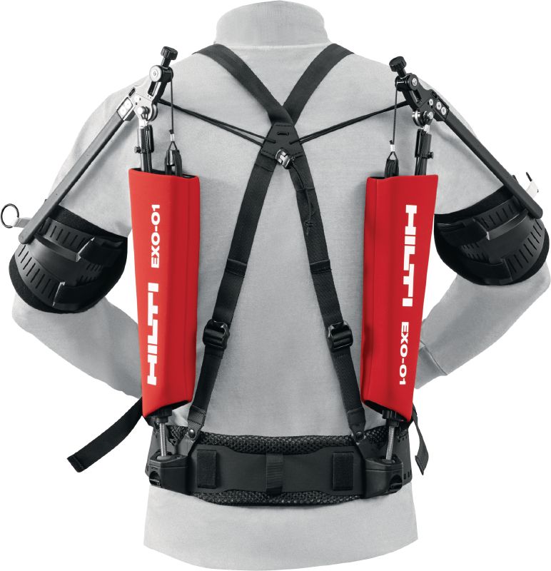 EXO-O1 Exoskelett, ovanför huvudet Passivt exoskelett för att avlasta axlarna och armarna vid montage ovanför huvudet