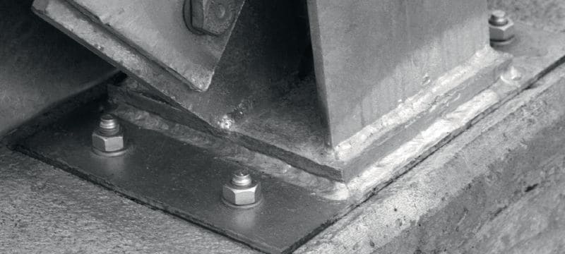 HST3 Expanderbult Ultimat expanderbult för krävande statiska och seismiska belastningar i sprucken betong (elförzinkad) Användningsområden 1