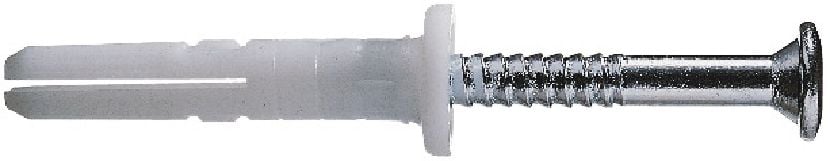 HPS-1 Spikplugg Standard spikplugg i plast med elförzinkad skruv