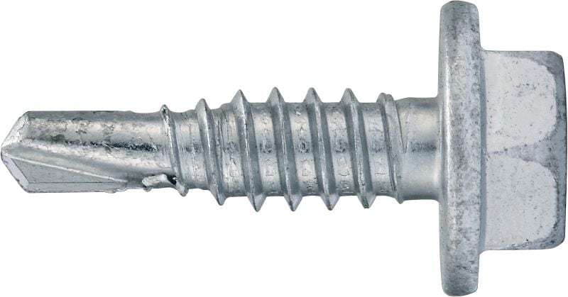 S-MD 21 Z Självborrande plåtskruv Självborrande plåtskruv (förzinkat kolstål) med pressad fläns för tunt montage av metall-mot-metall (upp till 3 mm)
