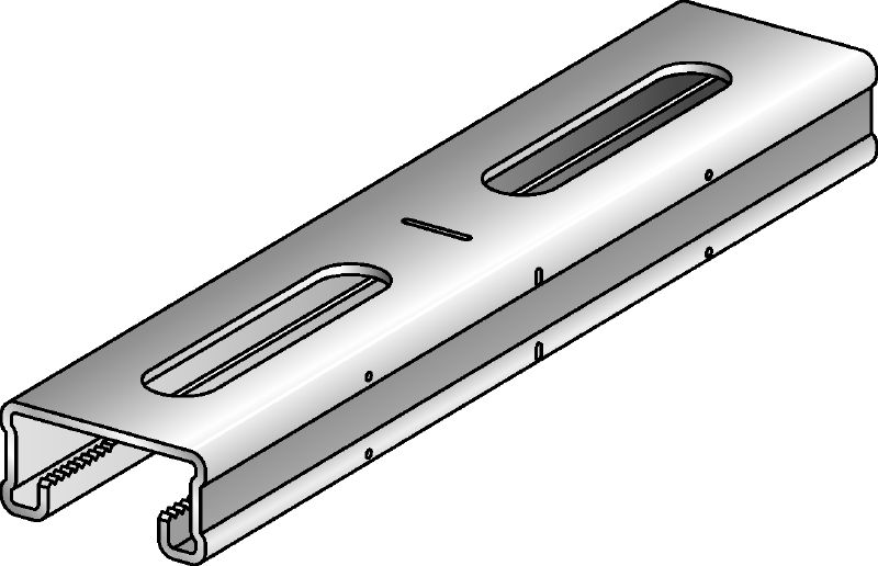 MQ-21-RA2-skena MQ-skena, 21 mm hög, av rostfritt stål (A2) för lätta applikationer