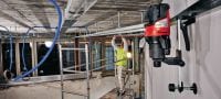 PM 4-M Multilinjelaser Multilinjelaser med 3 linjer och VVS punktlaser med röd stråle Användningsområden 3