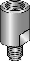 MQZ-A-F adapter för rörklammer Varmförzinkad (HDG) adapter för pendelmutter för att konvertera gängstängers diameter