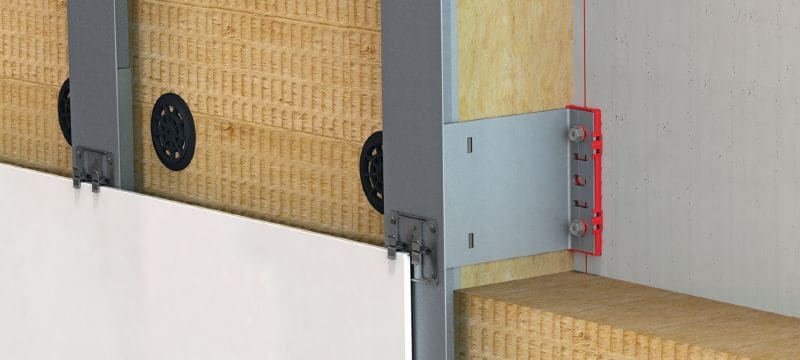 FOX VI L Konsol Mångsidig väggkonsol för montage av ventilerade fasadkonstruktioner Användningsområden 1
