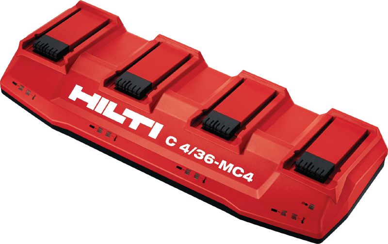 C4/36-MC4 Multiladdare Laddare med flera spänningar för alla Hilti Li-ion-batterier