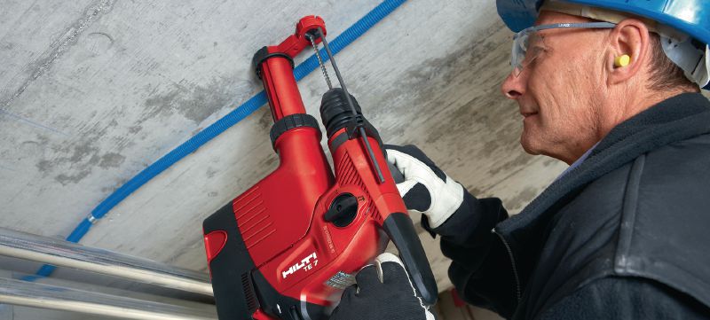 TE 7 Elektrisk borrhammare Lätt slagborrmaskin med SDS Plus och D-grepp Användningsområden 1