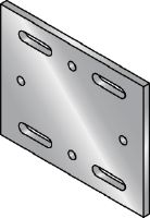 MIB-SH Grundplatta Varmförzinkad (HDG) grundplatta för fastsättning av MI-balkar mot stål