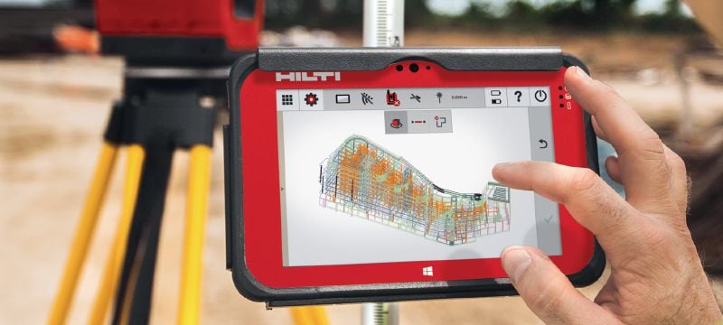 PLC 400 Tablet för utsättning Robust pekdator för utsättning i fält Användningsområden 1