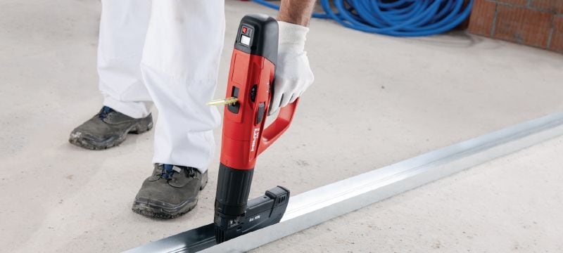 X-C MX betongspik (bandad) Premium bandad spik för montage i betong med krutdrivna bultpistoler Användningsområden 1