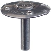 X-FCM-R Hylsbricka (rostfritt stål) Hylsbricka i rostfritt stål för fastsättning av golvgaller med gängbultar i högkorrosiva miljöer