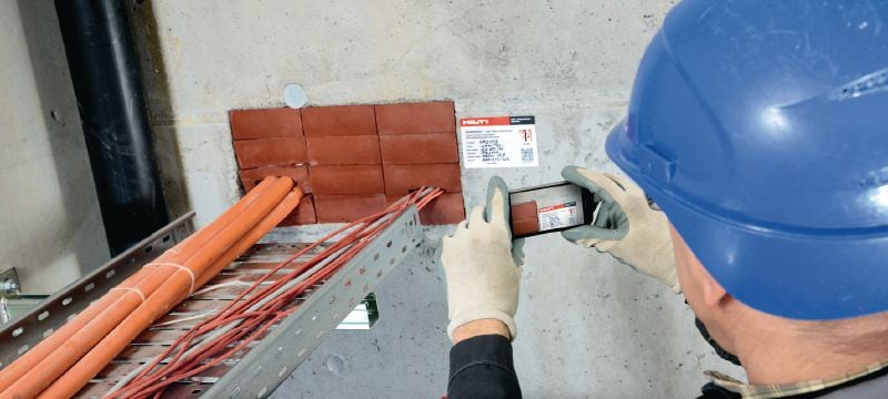 Programvara Firestop Documentation Manager Webbaserad applikation för effektiv dokumentering, spårning och efterkontroll av brandskyddsinstallationer Användningsområden 1