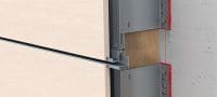 FOX VI L Konsol Mångsidig väggkonsol för montage av ventilerade fasadkonstruktioner Användningsområden 5