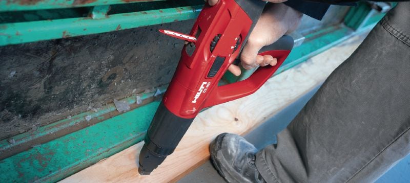 X-C P8 trästift Premium lös spik för montage av trä i betong med krutdrivna bultpistoler Användningsområden 1