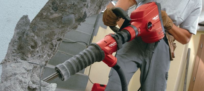 TE DRS-B Dammsugarenhet Dammsugarenhet för bilning i betong med Hilti SDS Max (TE-Y) och TE-S bilningsmaskiner Användningsområden 1