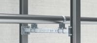 MIC-S-beslag Beslag för sammankoppling av moduluppbyggda balkar till bärande stålbalkar Användningsområden 2