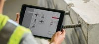 PROFIS program för armeringsdimensionering Program för armeringsdimensionering för snabb och ekonomisk dimensionering av efterinjekterad armering i enlighet med byggregler och förordningar Användningsområden 1