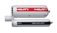 HIT-CT 1 Injekteringsmassa Premium Clean-Tec injekteringsmassa för infästningar i betong, skapad för att minimera riskerna för hälsa och miljö.