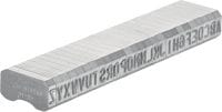 X-MC LS 5,6/6 stansverktyg för stål Rund spets, smala bokstäver och siffror för stansning på metall