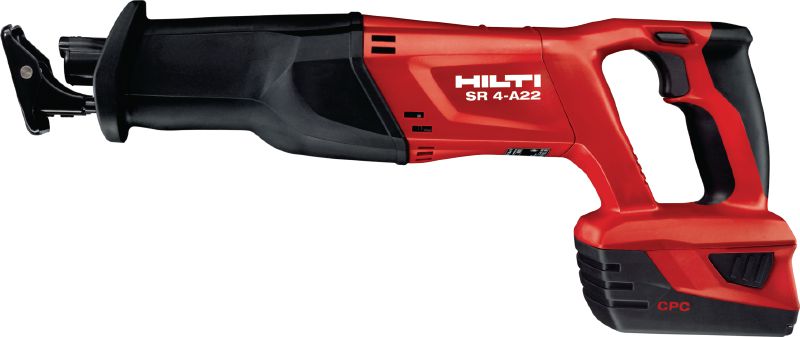 SR 4-A22 Tigersåg Batteridriven tigersåg 22 V gjort för de vanligaste rivningsjobben och kapning med minimal vibration