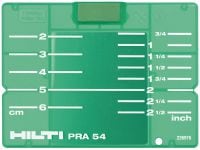 Måltavla PRA 54 (CM/IN) 