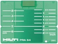 Måltavla PRA 54 (CM/IN) 