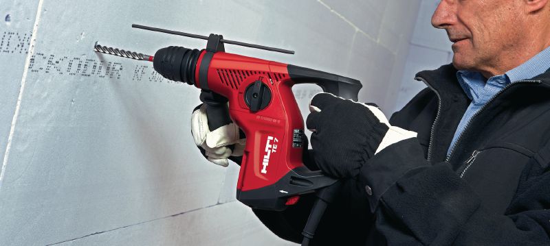 TE 7 Elektrisk borrhammare Lätt slagborrmaskin med SDS Plus och D-grepp Användningsområden 1